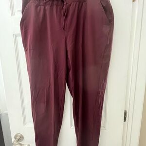 Soma Women's Burgundy Joggers
